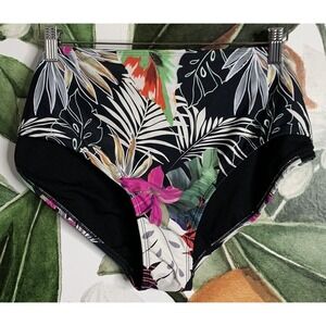 Swimsuits for All Plus Size 24 Floral Tropical Bikini Bottom Swimwear  NWT